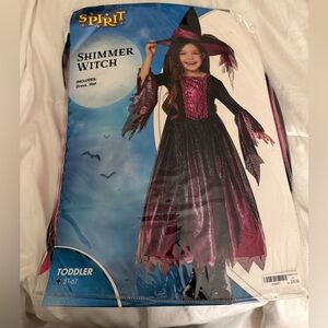 Spirit Shimmer Witch Costume for Kids - Pink and Black